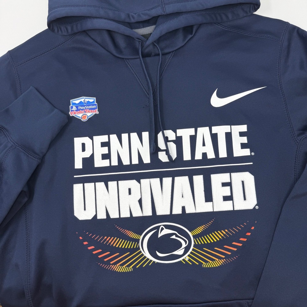 Nike Penn State Nittany Lions PlayStation Fiesta Bowl Dri-FIT Hoodie Mens Small
